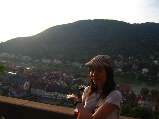 由heidelberg castle 望落去的全城風景~ 