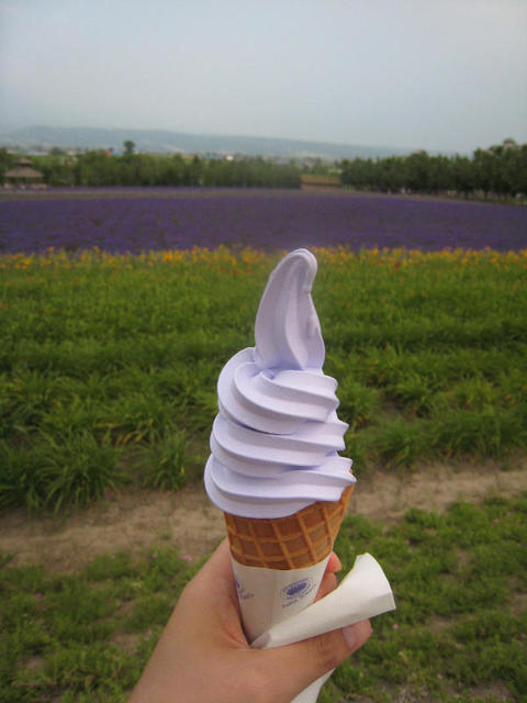 好好食的lavendar ice-cream